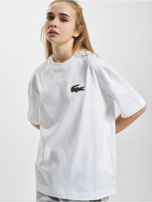 Lacoste T-shirts Logo hvid