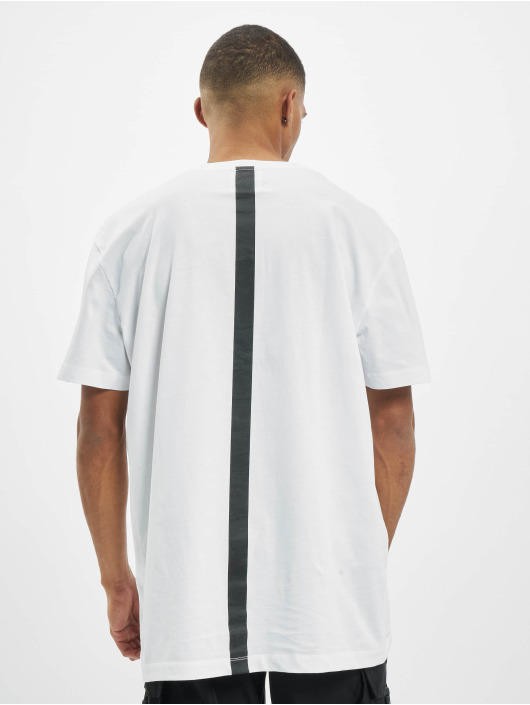 Les Hommes T-Shirt Graphic City blanc