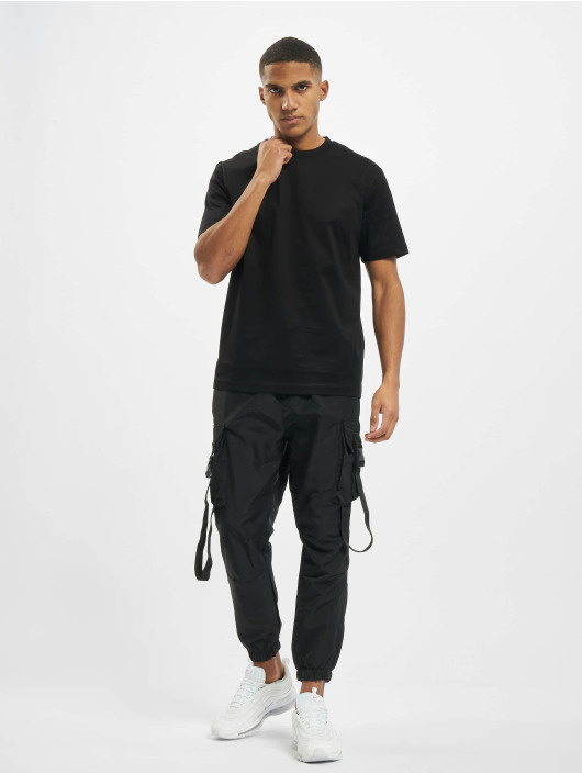 Les Hommes T-Shirt Broken noir