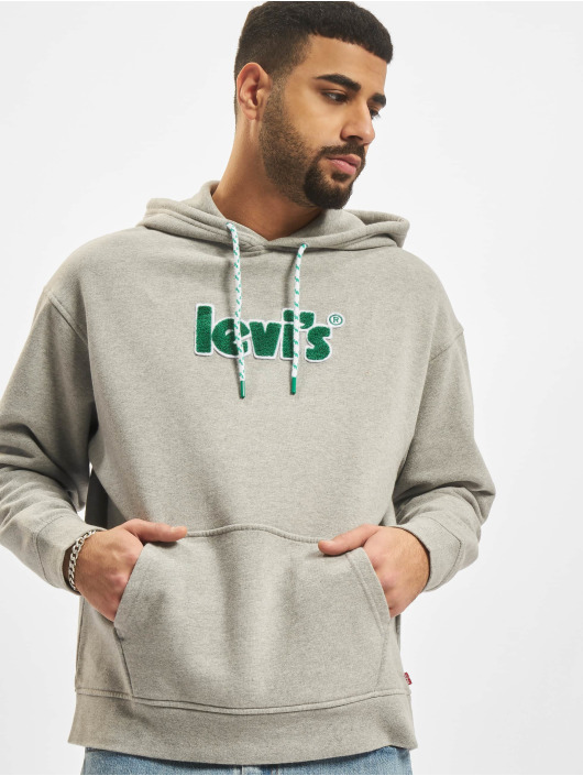 Levi's® Bluzy z kapturem Relaxed Graphic szary