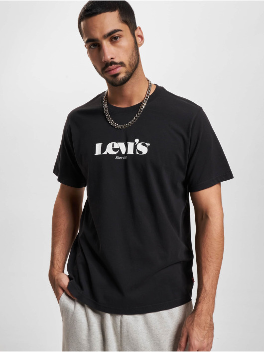 Levi's® t-shirt Relaxed Fit zwart