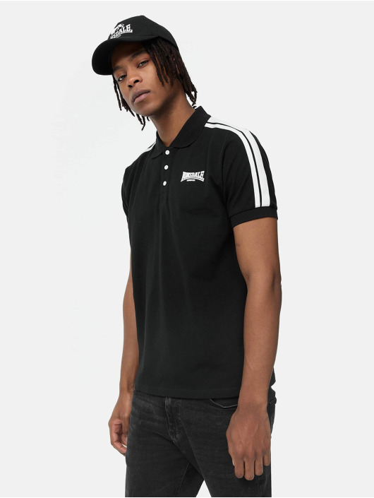 Lonsdale London Camiseta polo Brochel negro