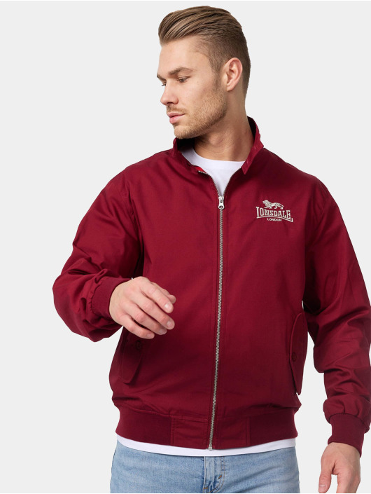 Lonsdale London Giacca Mezza Stagione Classic rosso