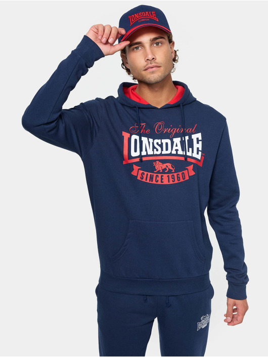 Lonsdale London Hoodie Stotfield blå