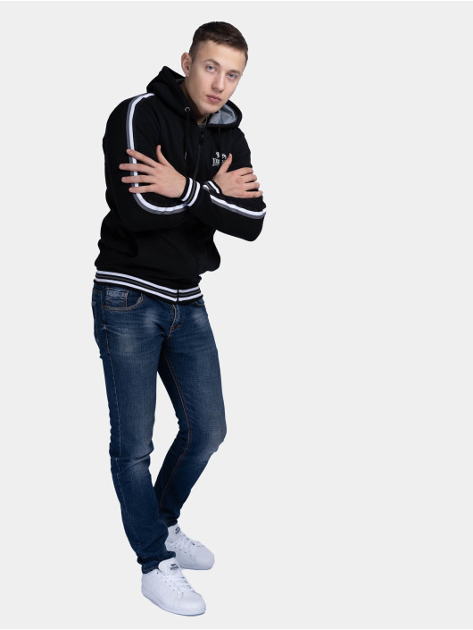 Lonsdale London Hoodies con zip Kernborough nero