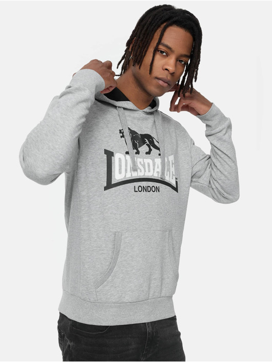 Lonsdale London Hoodies Ullapool šedá