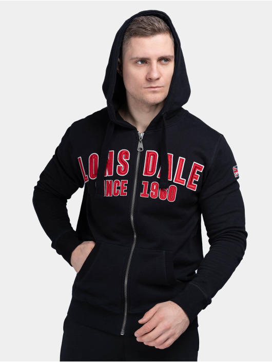 Lonsdale London Sudaderas con cremallera Paignton negro