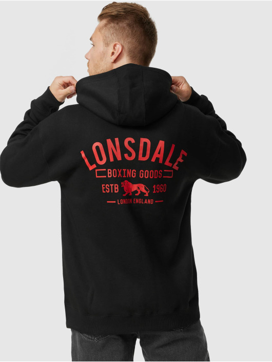 Lonsdale London Sudaderas con cremallera Latheron negro