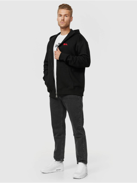 Lonsdale London Sudaderas con cremallera Latheron negro