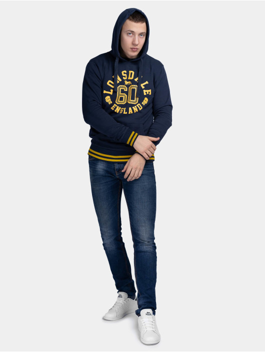 Lonsdale London Sweat capuche Mamhead bleu