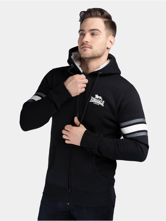 Lonsdale London Sweatvest Strete zwart
