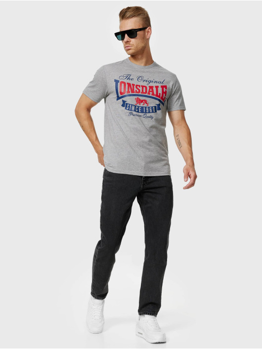 Lonsdale London T-paidat Gearach harmaa