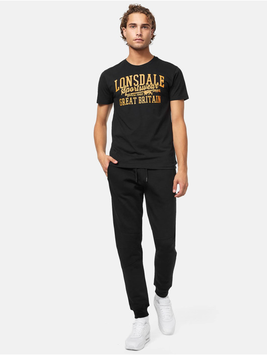 Lonsdale London T-paidat Dervaig musta