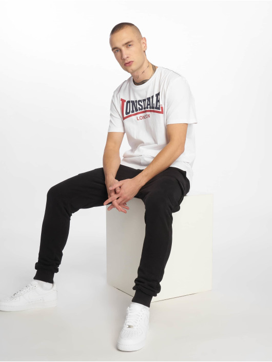 LONSDALE London T-Shirt Two Tone s-5xl NERO NAVY BIANCO cotone 
