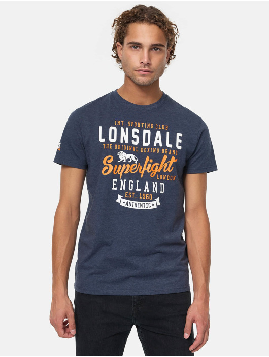 Lonsdale London Herren T-Shirt Tobermory in blau