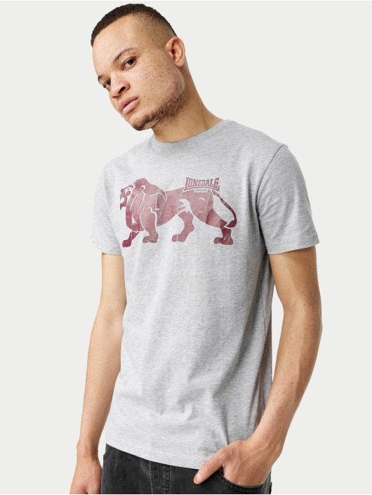 Lonsdale London t-shirt Endmoor grijs