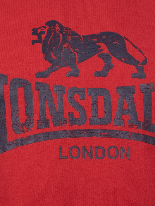 Lonsdale London T-shirt Silverhill rosso