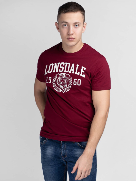 Lonsdale London Herren T-Shirt Staxigoe in rot