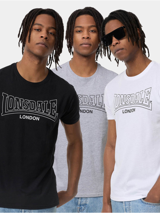 Lonsdale London Herren T-Shirt Beanley in schwarz