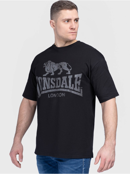 Lonsdale London Herren T-Shirt Thrumster in schwarz