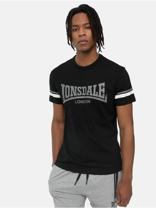Lonsdale London Herren T-Shirt Creich in schwarz