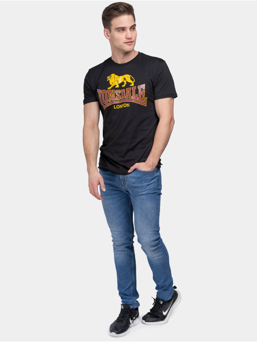 Lonsdale London t-shirt Taverham zwart
