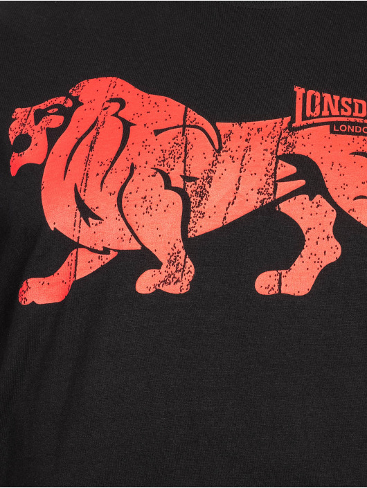 Lonsdale London t-shirt Endmoor zwart