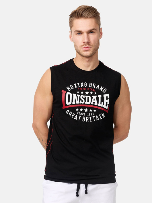 Lonsdale London Tank Tops St Agnes musta