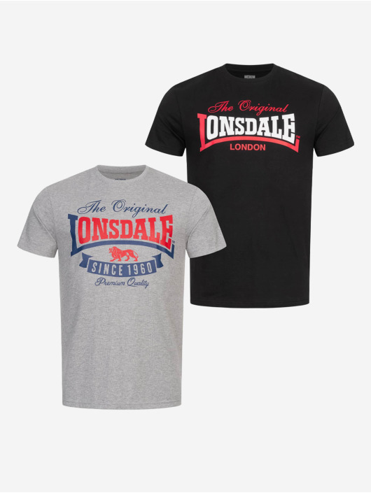 Lonsdale London Trika Gearach šedá