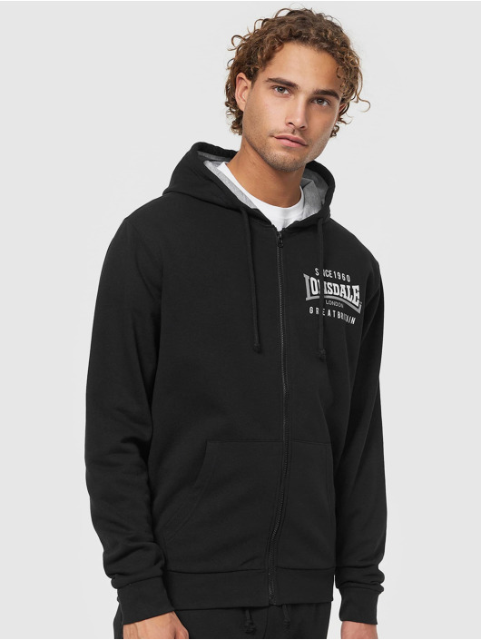 Lonsdale London Vetoketjuhupparit Lintmill musta