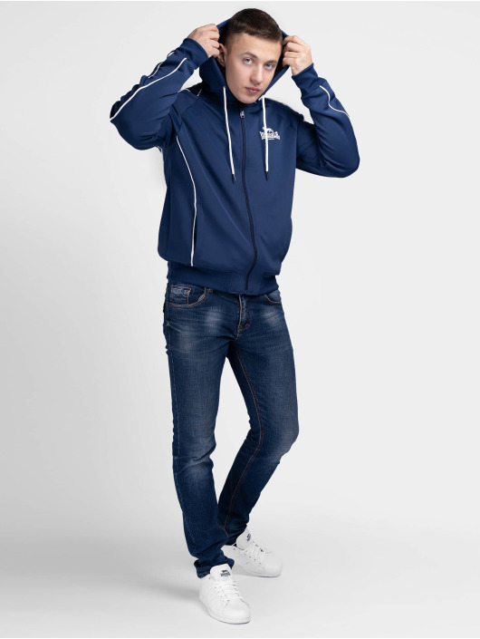 Lonsdale London Zip Hoodie Achavanich blå