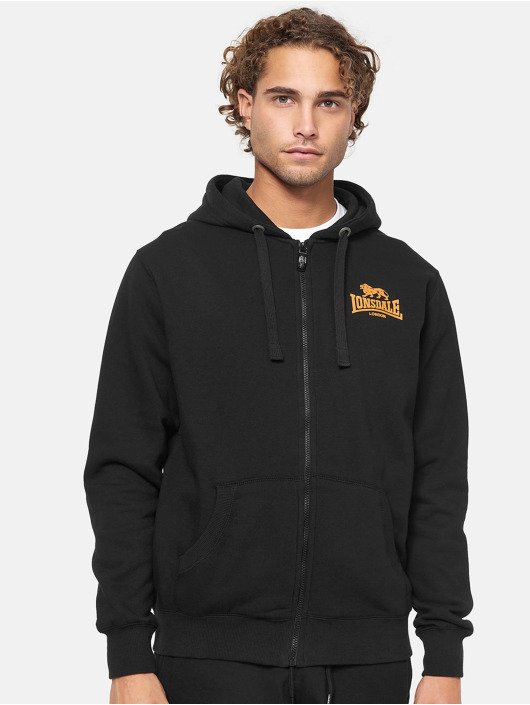 Lonsdale London Zip Hoodie Carnach čern