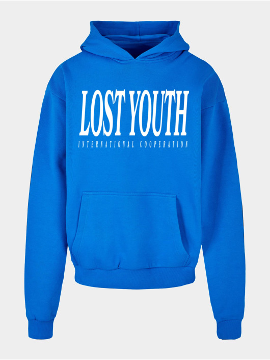 Lost Youth Sweat capuche International bleu