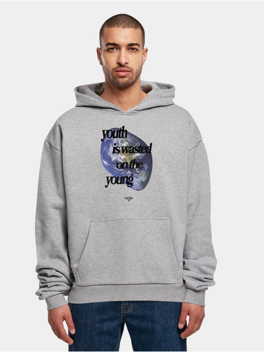 Lost Youth Sweat capuche World V.1 gris