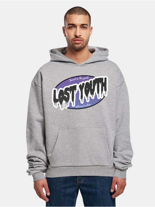 Lost Youth Sweat capuche Invest gris