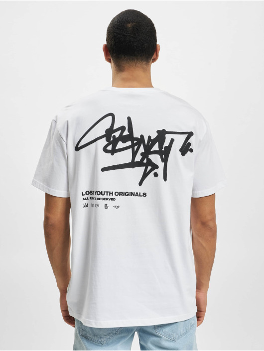 Lost Youth T-paidat "Graffiti" valkoinen