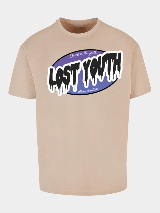 Lost Youth T-Shirt Invest beige