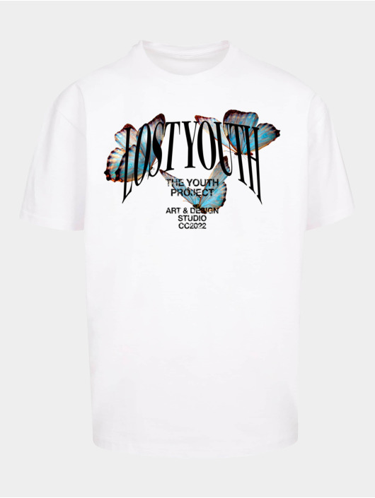 Lost Youth T-shirt Butterfly V.1 bianco