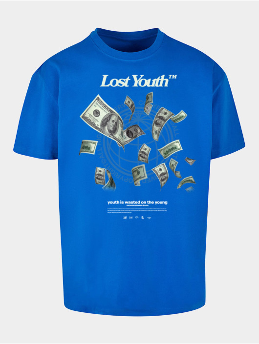 Lost Youth t-shirt Money V.2 blauw