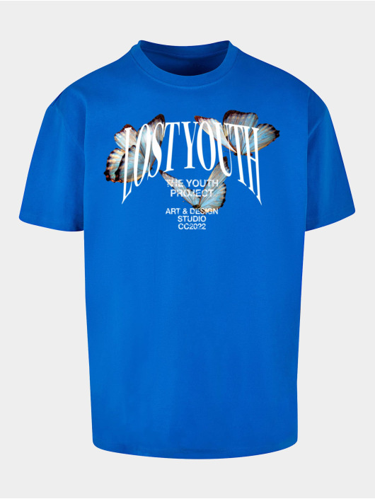 Lost Youth T-Shirt Butterfly V.1 bleu