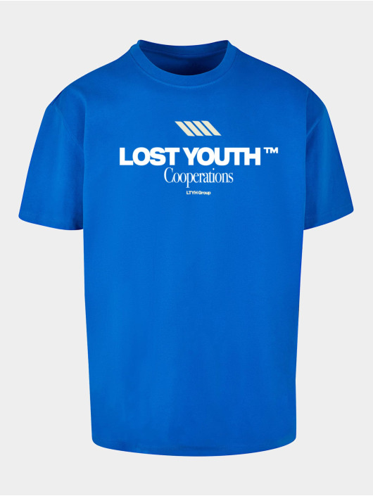 Lost Youth T-shirt Cooperations blå