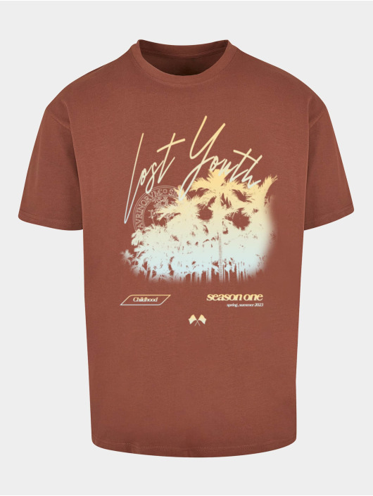 Lost Youth T-Shirt Palm brun