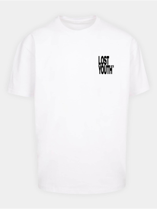 Lost Youth T-Shirty "Life Is Short" bialy