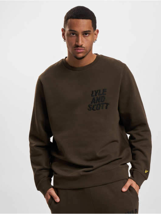 Lyle & Scott Puserot Ripple Logo oliivi
