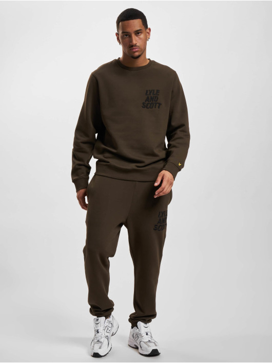 Lyle & Scott Puserot Ripple Logo oliivi