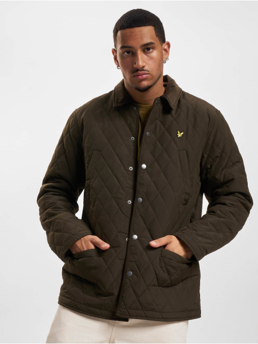 Lyle & Scott Välikausitakit Quilted oliivi