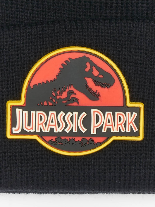 Merchcode Beanie Jurassic Park Logo black