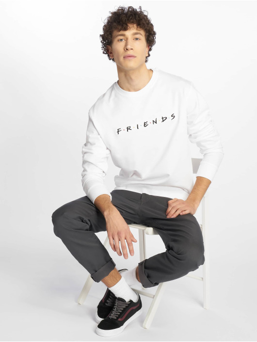 Merchcode Pullover Friends Logo Emb white