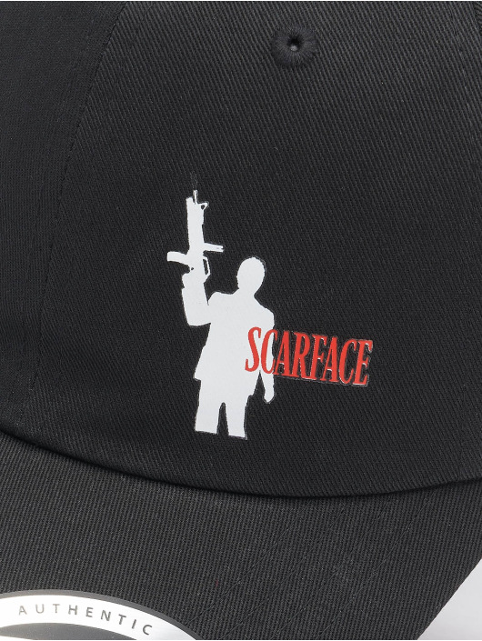 Merchcode Snapback Cap Scarface Logo schwarz