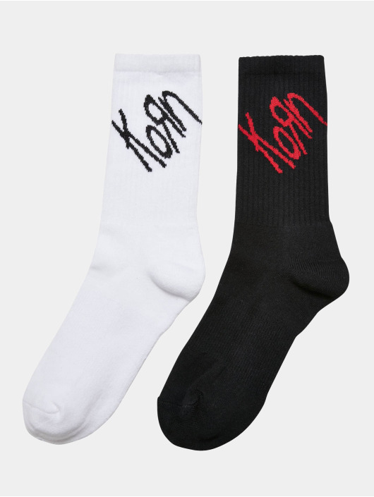 Merchcode Herren Socken Korn 2-Pack in schwarz